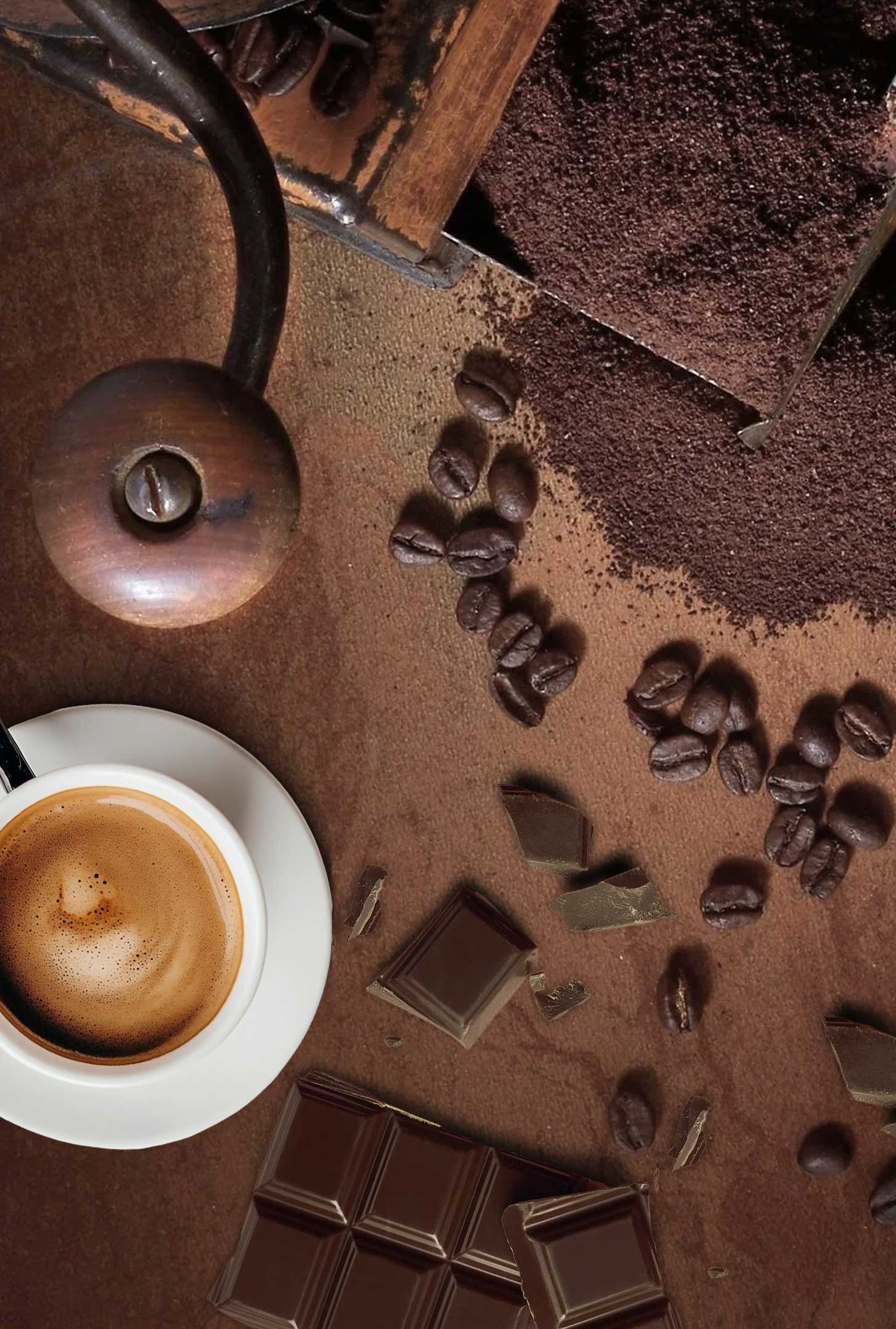 Cocoa butter and coffee